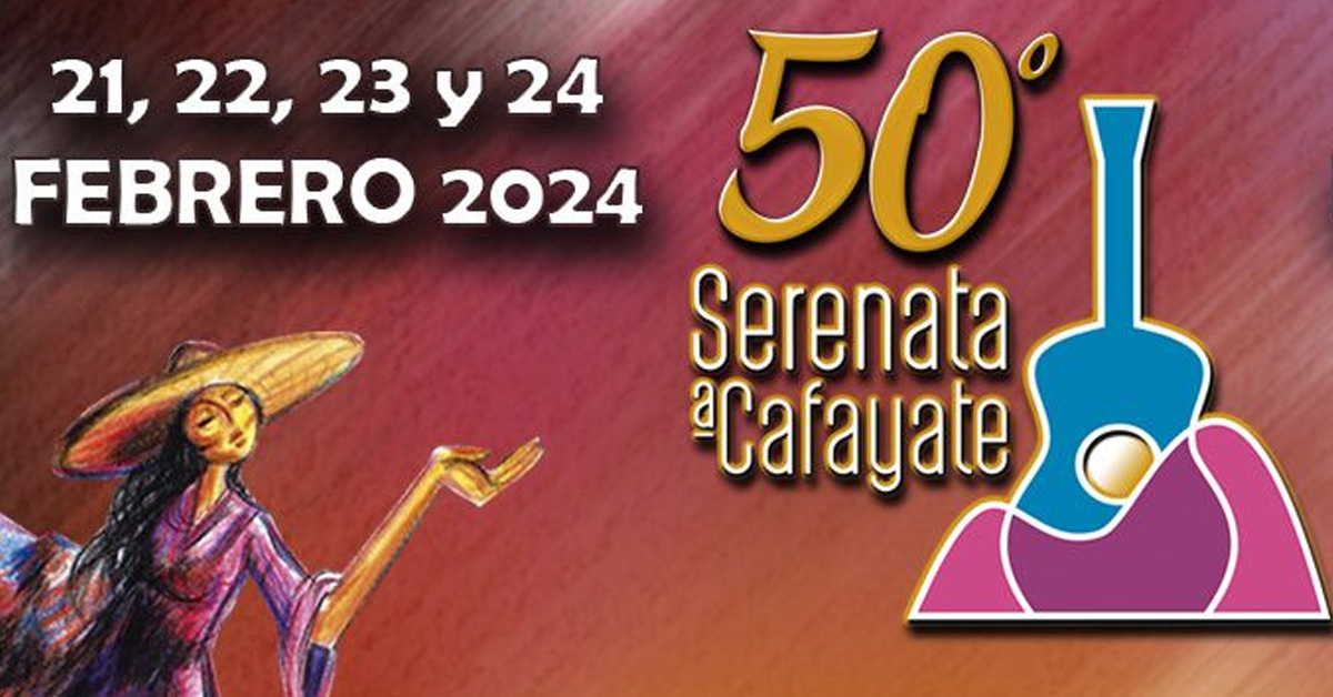 Arte oficial de la Serenata a Cafayate 2024, 50ª edición